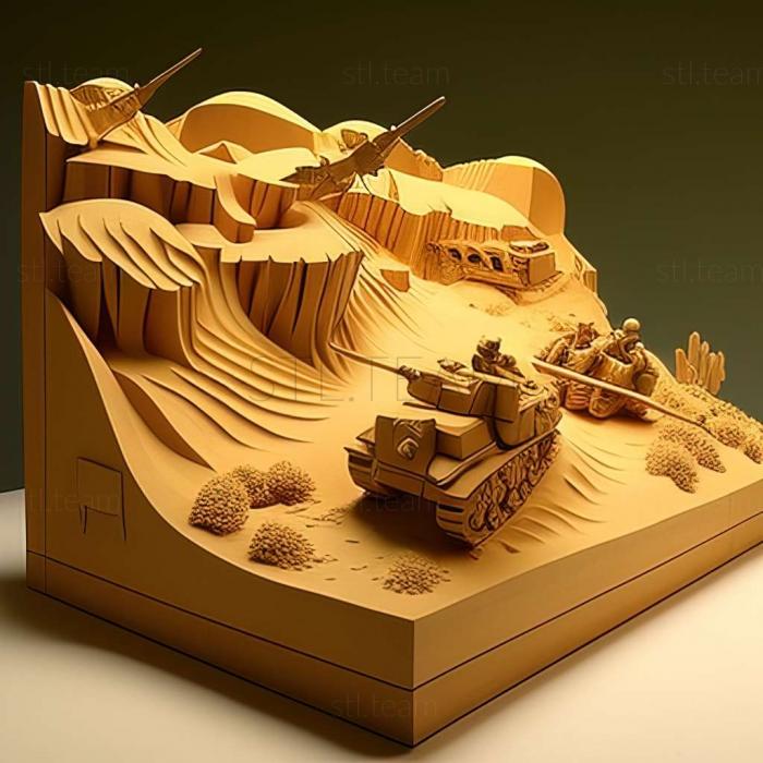 3D model Panzer Elite Action Dunes of War game (STL)